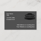 ファククールタ車の・ビジネス・カード 名刺 (裏面)