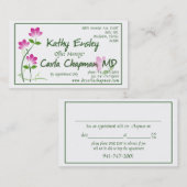 ファクシミリが付いているKathyカード# 予約カード (正面/裏面)