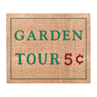 ファクシミリヴィンテージガーデンサイン3 メタルプリント