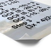 ファクタリング四分位数 ポスター (角)