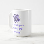 ファクトチェック:あなたの妄想が示されている コーヒーマグカップ (正面左)