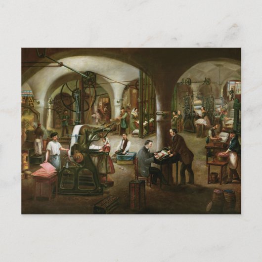 ファクトリーインザルードベーニュ， 1861 ポストカード (正面)