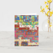 ファクトリー空白のノートカード カード (黄色い花)