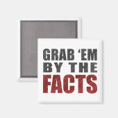 ファクト・マグネットで掴む |トランプの抗議 マグネット (正面/裏面)