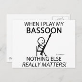 ファゴット　ナシング　エルス　マターズ ポストカード (正面/裏面)