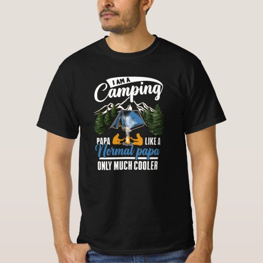 ファザーキャンプの焚き火 Tシャツ (正面)