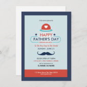ファザーズデイ招待状フライヤー 招待状 (正面/裏面)