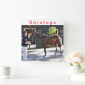 ファシグ・ティプトン・イヤリング・オークション スクエア壁時計 (ホーム)