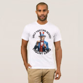 「ファシストの嘘に抵抗できるのはあなただけだ」とサムおじさん Tシャツ (正面フル)