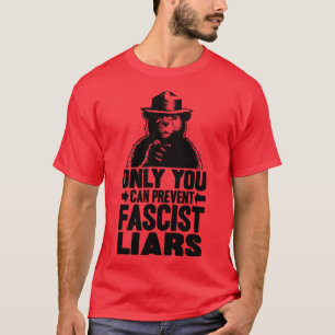 ファシストの嘘のフード付きスウェットシャツ Tシャツ