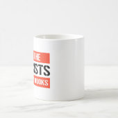 ファシストの本救を禁止する コーヒーマグカップ (中央)