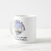 ファシストは創立者の他に属さぬ コーヒーマグカップ (正面左)