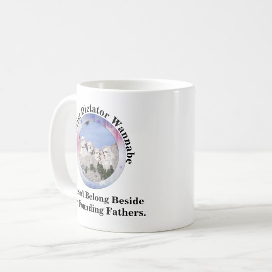 ファシストは創立者の他に属さぬ コーヒーマグカップ (正面左)