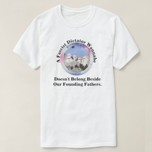 ファシストは創立者の他に属さぬ Tシャツ (デザイン正面)