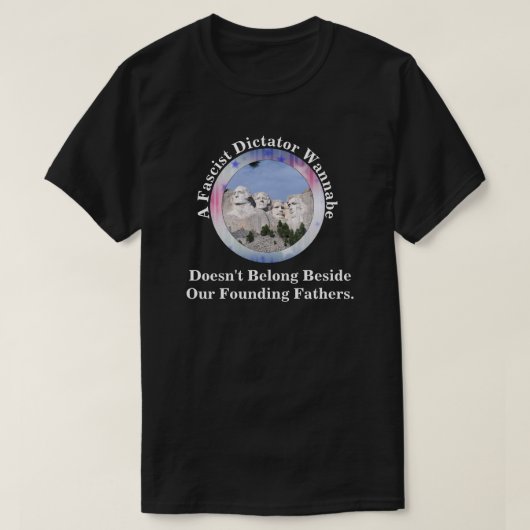 ファシストは創立者の他に属さぬ Tシャツ (デザイン正面)