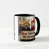 ファシストップズム猫の抵抗運動 マグカップ (正面右)