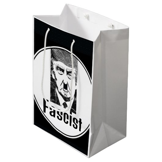 ファシストトランプ抱き枕 ミディアムペーパーバッグ (正面アングル)