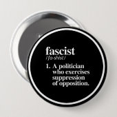 ファシスト党定義- suに運動させる政治家 缶バッジ (正面&裏面)