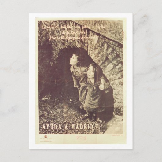 ファシスト航空_プロパガンダポスター ポストカード (正面)