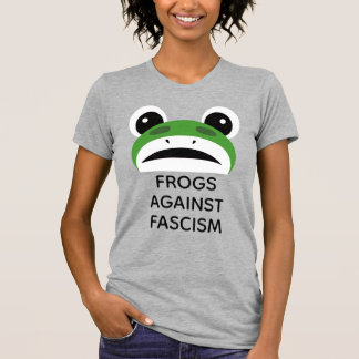 ファシズムに反対するカエル Tシャツ