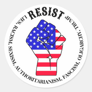 ファシズムに対抗する，寡頭政治，アンチ – トランプ ラウンドシール
