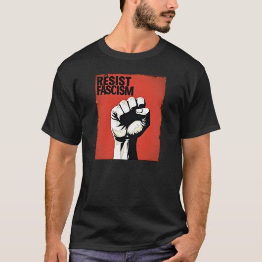 ファシズムに抵抗する Tシャツ (正面)