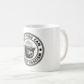 ファシズムの抵抗を防ぐのは君だけだ コーヒーマグカップ (正面右)