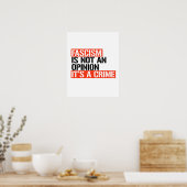 ファシズムは意見ではない ポスター (キッチン)