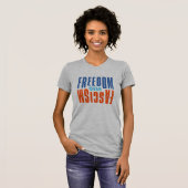 ファシズムよりも自由を掲げるTシャツ Tシャツ (正面フル)