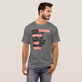 ファシズム来がアメリカに Tシャツ (正面フル)