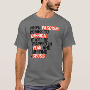ファシズム来がアメリカに Tシャツ