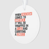 ファシズム来がアメリカへ オーナメント (正面)