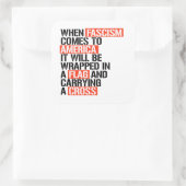 ファシズム来がアメリカへ スクエアシール (バッグ)