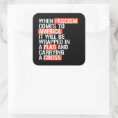 ファシズム来がアメリカへ スクエアシール (バッグ)