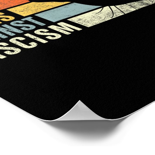 ファシズム猫フェミニストに対する子どものいない猫レディース ポスター (角)