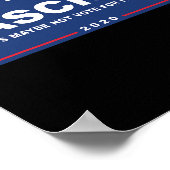 ファシズム – おもしろいアンチトランプのプロバイデン氏キャンペーンサイン ポスター (角)