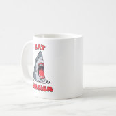 ファシ食べズムのアンチファシスト コーヒーマグカップ (正面左)