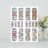 ファジーなカットタブ1～8のカット猫 (スタンド正面)