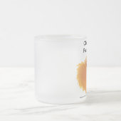 ファジーなモンスター漫画のキャラクター フロストグラスマグカップ (中央)