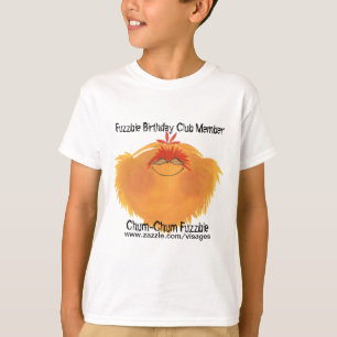ファジーなモンスター漫画のキャラクター Tシャツ