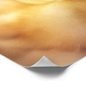 ファジーイエローダックイースターベビーダッククリング ポスター (角)