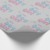 ファジーガール&ボーイ ラッピングペーパー (角)