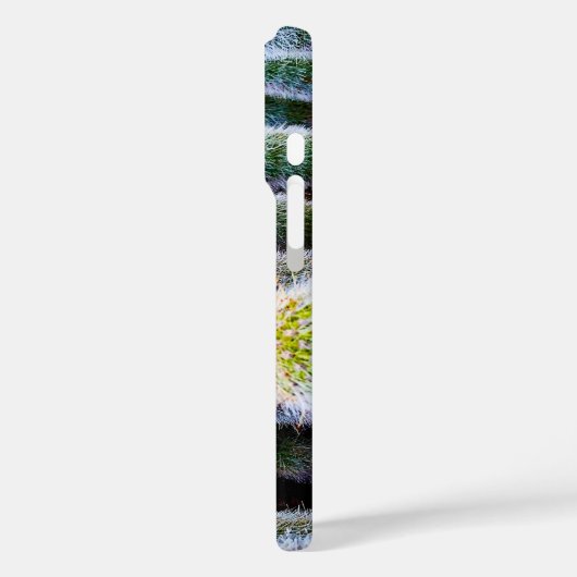 ファジーグリーンサボテン多肉性フォトモノグラム名 Case-Mate iPhoneケース (裏面 / 左)