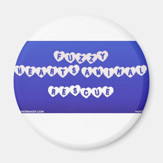 ファジーハート磁石 マグネット (正面)