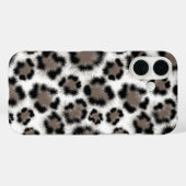 ファジーヒョウ柄 - ワイルドでおしゃれなスマホケース Case-Mate iPhoneケース (裏面 (横))