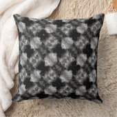 ファジーフェイクファー市松模様にパターン装飾用クッション クッション (ブランケット)