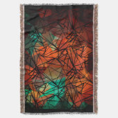 ファジーフォックアート スローブランケット (正面縦)