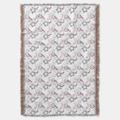 ファジーフォックアート スローブランケット (正面縦)