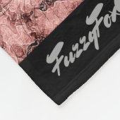 ファジーフォックアート フリースブランケット (角)