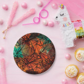 ファジーフォックアート ペーパープレート (パーティー)